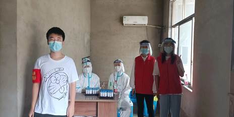 邢福佳核酸志愿者现场 邢福佳核酸志愿者现场